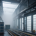**

A factory shrouded in data fog, with fragmented charts and mismatched units of measurement floating around. In the foreground, a standardized data system emerges, clearing the fog and providing a clear, precise map for carbon budgeting.

**