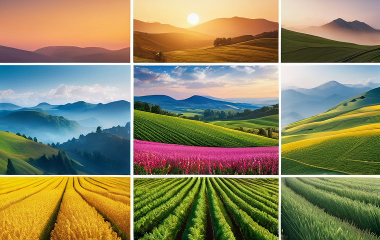탄소예산과 기후 변화 적응 지침 - Here are three detailed image prompts in English, adhering to your guidelines: